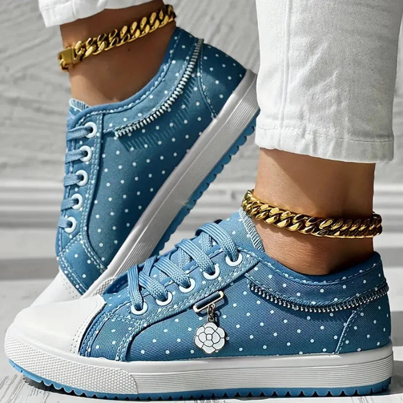 CARO | Elegantní dámský sneaker s květinovými detaily