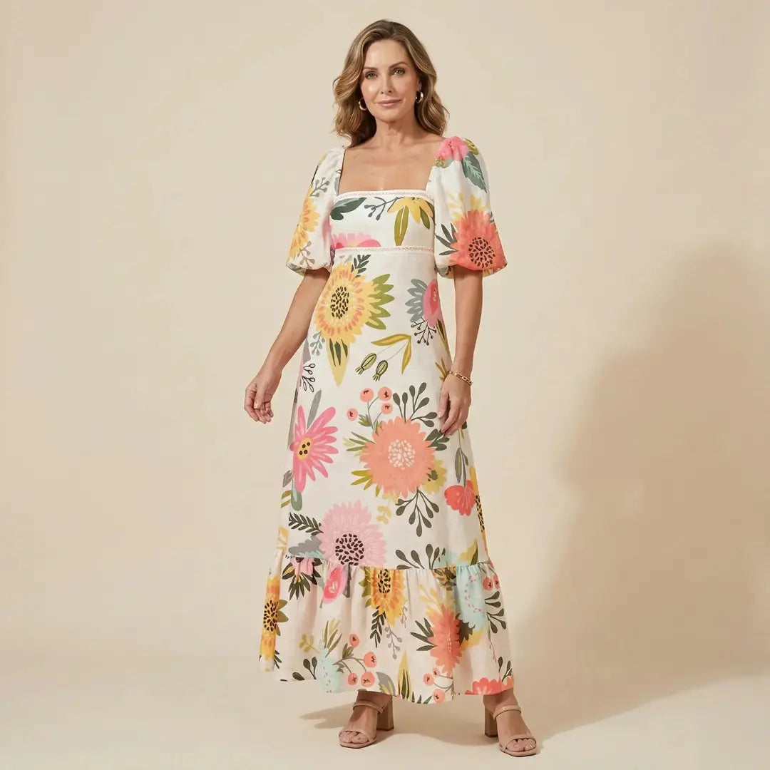 Lea – Elegantní Maxi Šaty
