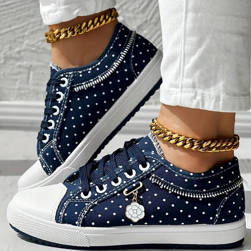 CARO | Elegantní dámský sneaker s květinovými detaily